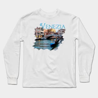 Venezia, Italia: Along the Canal Long Sleeve T-Shirt